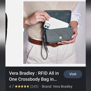 Vera Bradley cross over handbag